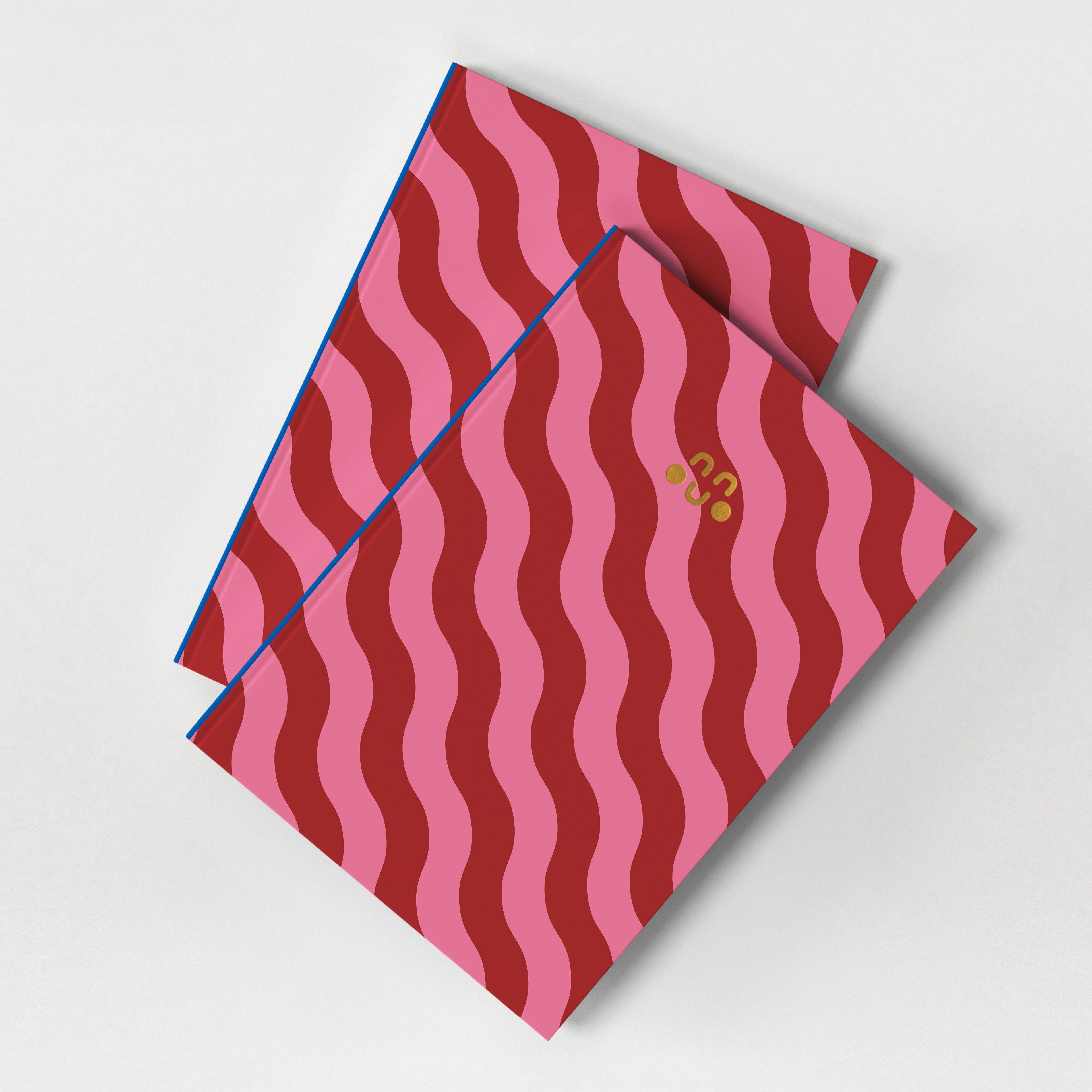 Wavy Pattern Notebook | Lined