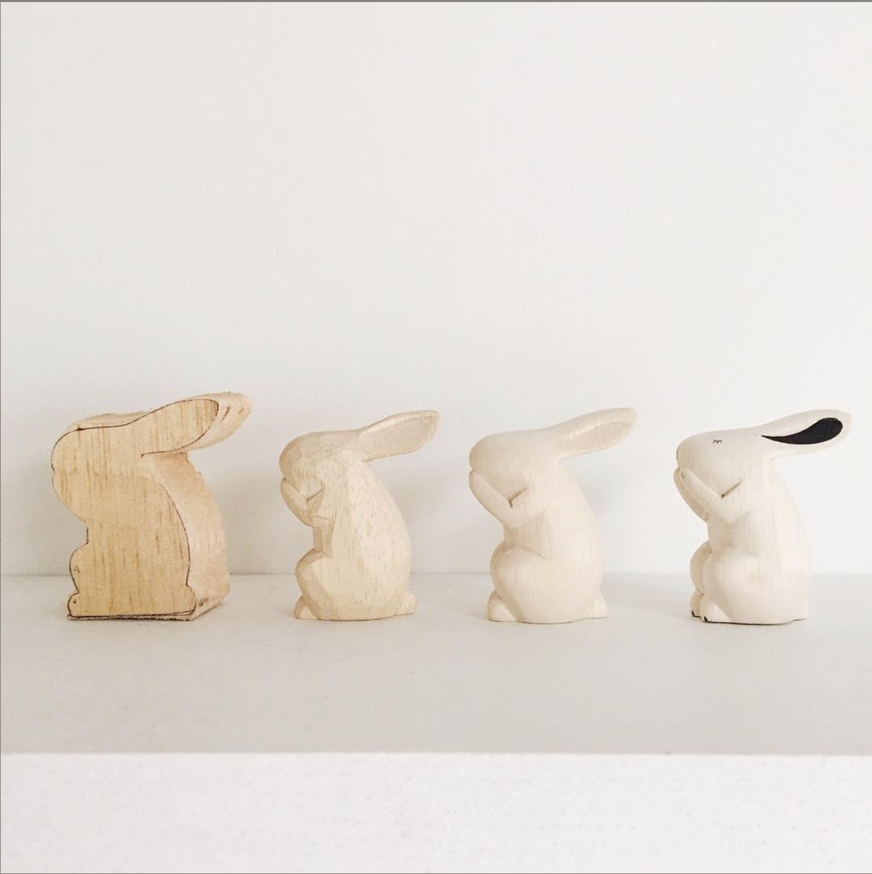 Wooden Figurine - Rabbit