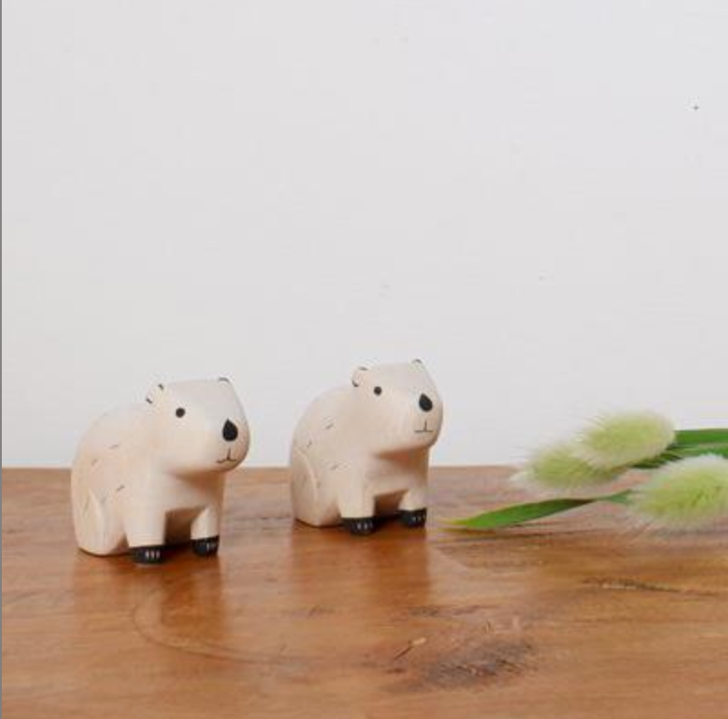 Wooden Figurine - Capybara